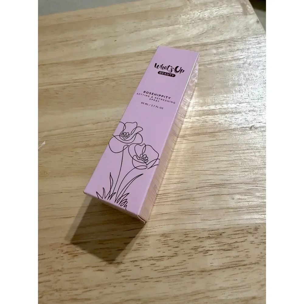 NEW! What's Up Beauty Rosehippity Dewy Setting & Refreshing Spray Vegan 2.7 oz